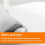 Weißes Einzelbett-Set im Beutel – 5-teilige Polyester-Bettdecke 2