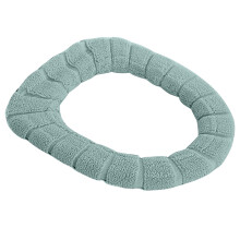 Housse de siège de toilette tricotée – Coussin épais lavable