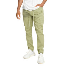 Victorious Herren Jogginghose aus Stretch-Twill mit tiefem Schritt, bis Größe 5XL