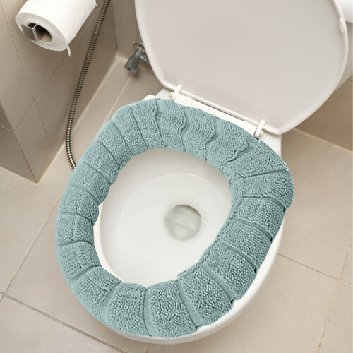 Winter-WC-Sitzbezug, weich gestrickt, dick für 1