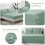 Queen Comforter Set Sage Green 7-Piece OEKO-TEX Certified 3