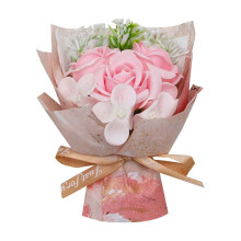 Bouquets de roses artificielles et éternelles pour la Saint-Valentin – Mini bouquets pour mariage, décoration et cadeaux romantiques