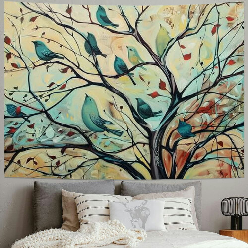Livets Træ Gobelin - Forårsblomster Design 1