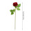 Kunstig silkerose 40 cm rød champagne 1 stk. 3