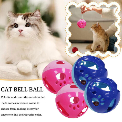 Pets First kattboll med klocka stor storlek 2