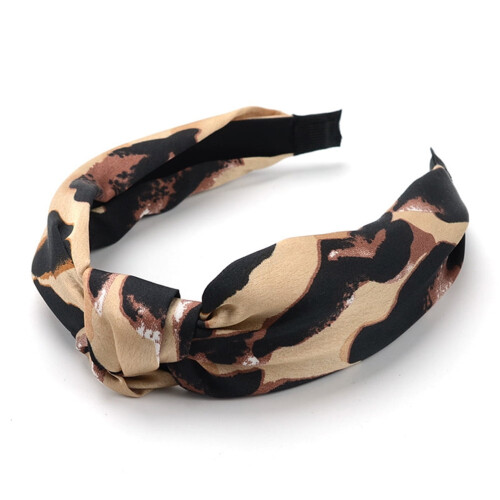 Κορδέλα μαλλιών Vintage Leopard Style Αντιολισθητική πλαστική κορδέλα μαλλιών για πάρτι