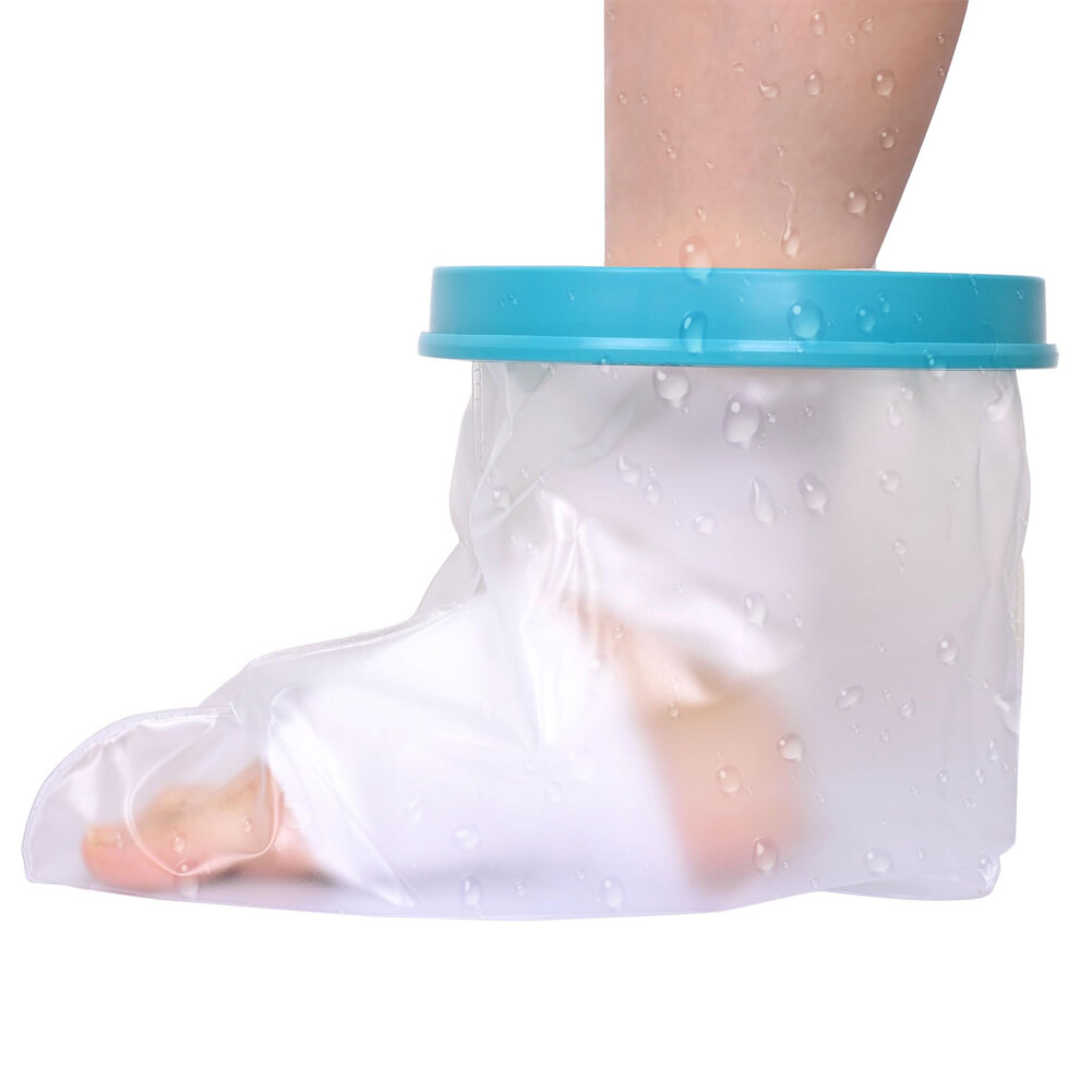Kids Waterproof Ankle Cast Cover for Shower and Swimming, Reusable Seal for Broken Foot