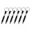 OUNONA6 τεμάχια Universal Stylus Pens με μπρελόκ για οθόνες αφής μαύρου χρώματος υψηλής 5