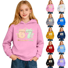Bluza z kapturem dla dzieci Six Seven Meme, świąteczna, swobodna, z długim rękawem, z nadrukiem, z kapturem, dla dziewczynek i chłopców,