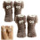 Muffle Friends Cozy Socks, Χαριτωμένες Μεγάλες Μάτια Αντιολισθητικές Χειμερινές Κάλτσες για 1