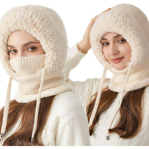 Καπέλο Beanie 3 σε 1 για γυναίκες, γυναικείο αντιανεμικό καπέλο εξωτερικού χώρου,