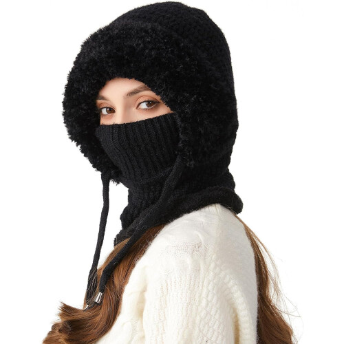 Καπέλο Beanie 3 σε 1 για γυναίκες, γυναικείο αντιανεμικό καπέλο εξωτερικού χώρου, 1