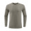 Fashionable Men's Solid Color Casual Long Sleeved Thin Quick Drying Top 3