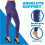 ABSOLUTE SUPPORT Plus Size Footless Compression Pantyhose 20-30mmHg Purple, 2X-Large 7