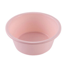 Bacia redonda de plástico de 5 litros – Bacia portátil de polipropileno para camping, frutas/verduras, limpeza facial, uso interno/externo
