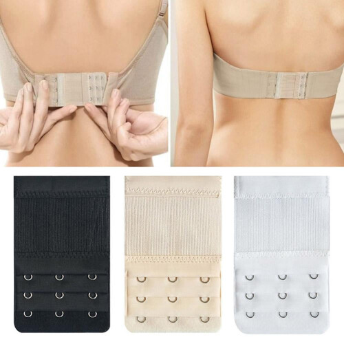 Women's Polyester Elastic Underwear with Three-Row Buttons