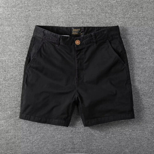 Ανδρικό σορτς cargo με τσέπες, μέση, κορδόνι, twill, αθλητικό παντελόνι jogger για 2