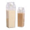 Μπουκάλι νερού από χαρτόνι γάλακτος 500ml/1000ml, διαφανές πλαστικό φορητό διαφανές 1