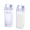Μπουκάλι νερού από χαρτόνι γάλακτος 500ml/1000ml, διαφανές πλαστικό φορητό διαφανές 2