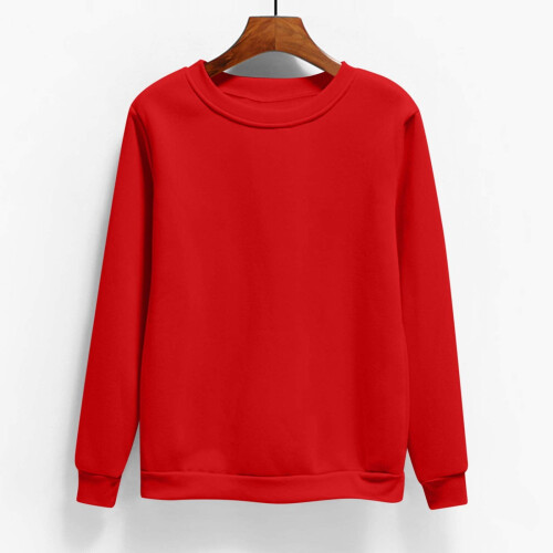 Φούτερ για γυναίκες Plus Size, Γυναικεία Oversized Φούτερ με Στρογγυλή Λαιμόκοψη, 1