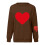 Felpa girocollo da donna a maniche lunghe con stampa "Love". 4