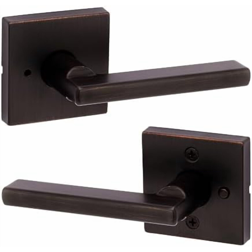 Halifax Interior Privacy Door Handle Venetian Bronze 1 Pc 9401284851899