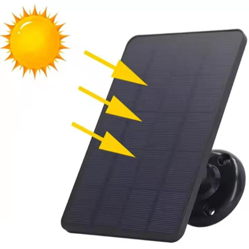 4W5V solpaneloplader til Eufy Blink Reolink-kameraer 2