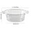 Transparent Plastic Basin – Wash, Store, Clean; Compatible with Kitchen, Laundry, Camping & More 3