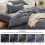 California King Duvet Cover Set 4 pcs Microfiber 5