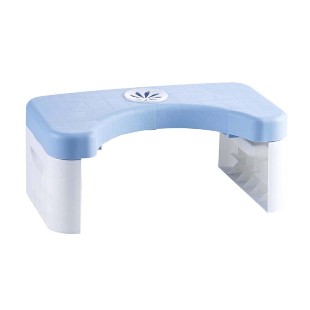 Toilet Foot Stool with Ergonomic Seating Position, Foldable Bathroom Step for Adults and Kids