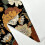 Boho blommig duschdraperi 135x180 cm polyester med krokar 5