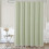 Κουρτίνα μπάνιου Sage Green Boho 72x84 ίντσες από πολυεστέρα και λινό 2