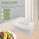 Boîte à mouchoirs décorative en silicone blanc (1 pièce) 8