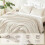 Queen Beige Comforter Set 3-Piece Lightweight Down 2