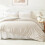 Queen Beige Comforter Set 3-Piece Lightweight Down 4