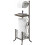 Toilettenpapierrollenhalter im englischen Stil mit Ablage, Bronze 1