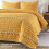 Boho yellow twin quilt set with tassels 2 pcs 5