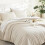 Queen Beige Comforter Set 3-Piece Lightweight Down 3