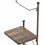 Toilettenpapierrollenhalter im englischen Stil mit Ablage, Bronze 5