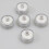 Bougies chauffe-plat LED blanches à piles, lot de 1 2