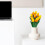 Blue Artificial Tulips 13in PU 10-Piece Bouquet 3