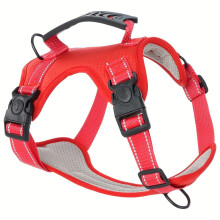 Harnais pour chien avec gilet réfléchissant réglable anti-traction