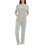 Σετ Scrubs for Women2Piece για γυναίκες, μονόχρωμο τοπ με κοντό μανίκι και V λαιμόκοψη, 5