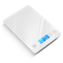 Matvåg Digital vikt Gram och Oz, 22lb Köksvåg För Matlagning Bakning, 1g/0.1oz Exakt Gradering, Elegant Härdat S, Milligram Noggrannhet