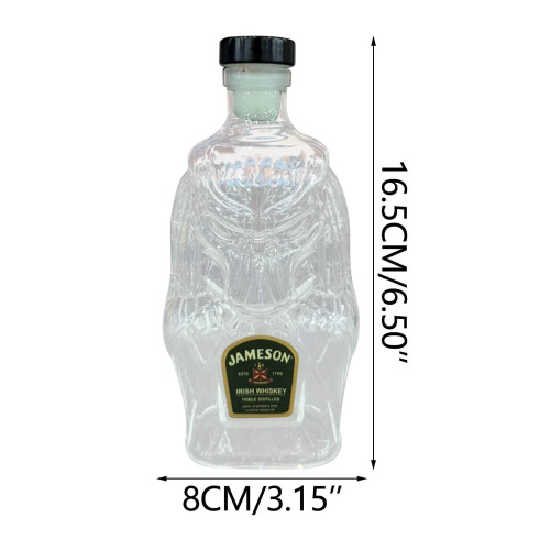 Transparentes Whisky-Dekanter-Set mit Gläsern 2