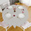 80in Round Tablecloth Polyester Washable 5