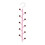 Krawattenhalter für Kleiderschränke, Kleiderbügel, rosa 3