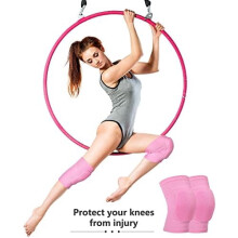 3 perechi de genunchiere de dans pentru femei, genunchiere de protecție antiderapante pentru yoga, majorete, dans pe podea, volei