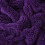 Dyb lilla fleece tæppe 122 x 152 cm 5