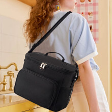 Borsa termica isolante per il pranzo, grande, per adulti, riutilizzabile, a prova di perdite, con tracolla regolabile – Adatta per lavoro, picnic e